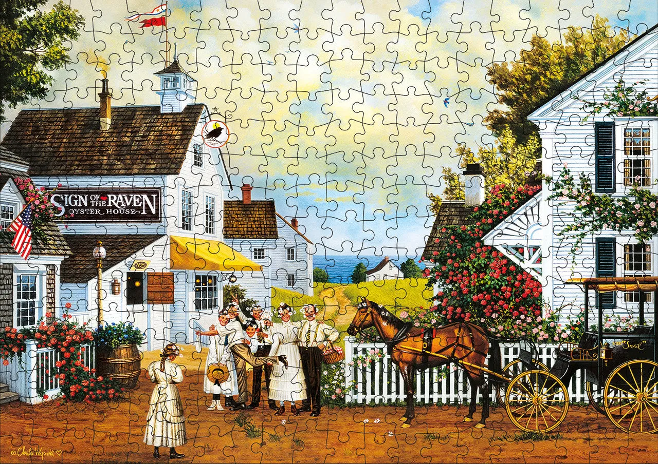 Buffalo Games Charles Wysocki Fun Lovin Silly Folks puslespil 300 brikker store