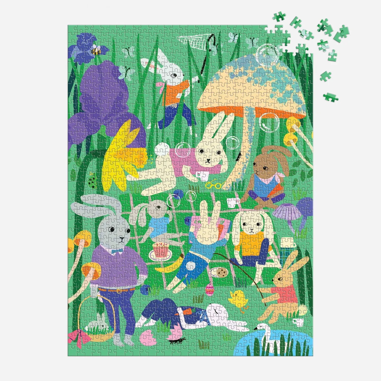 Good Puzzle Co. Anne Bentley Bunny Daydream puslespil 1000 brikker påske