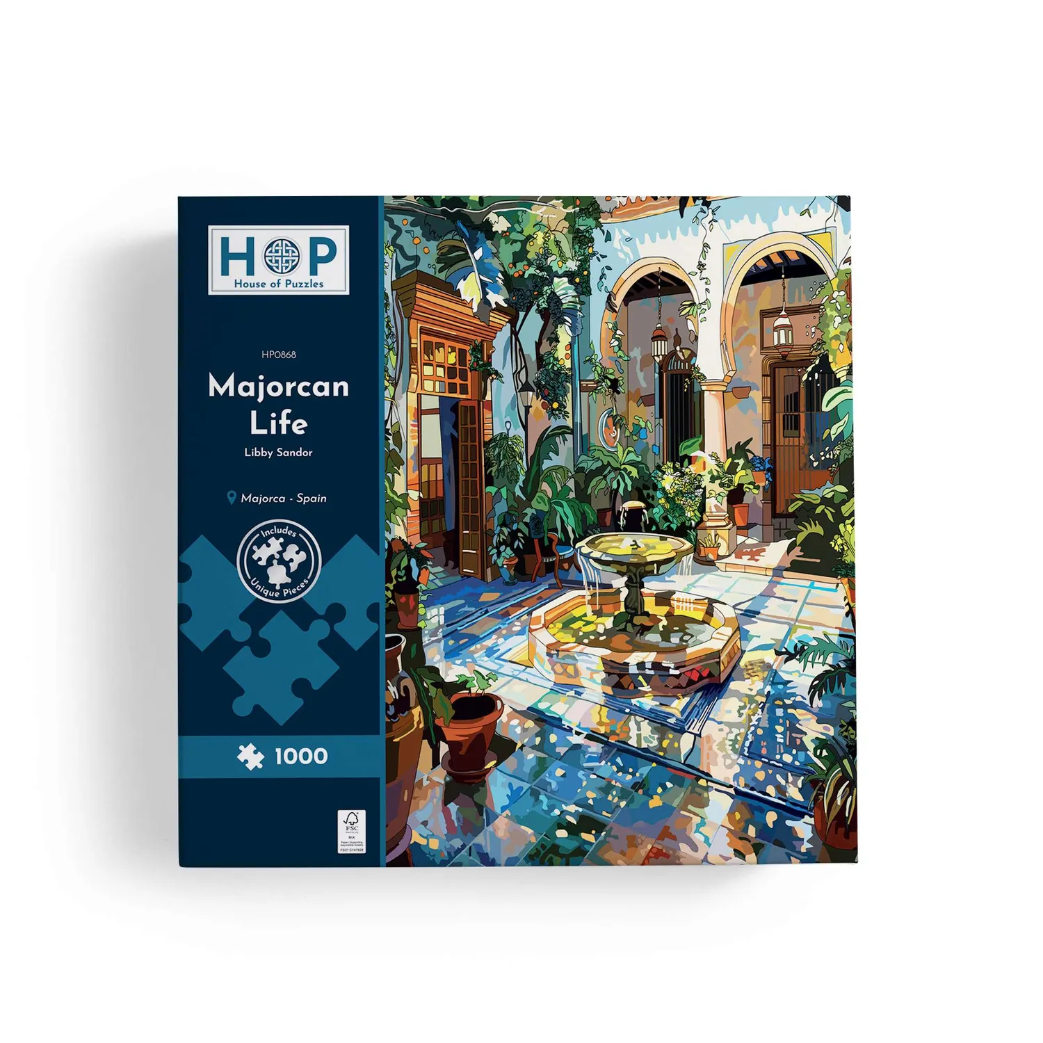 House of Puzzles Majorcan Life 1000 puslespil 1000 brikker Spanien