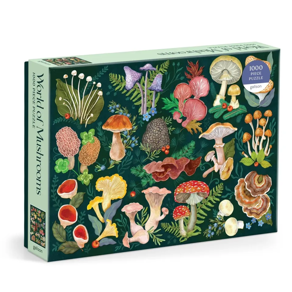Good Puzzle Co. Mushrooms World of Mushrooms puslespil 1000 svampe