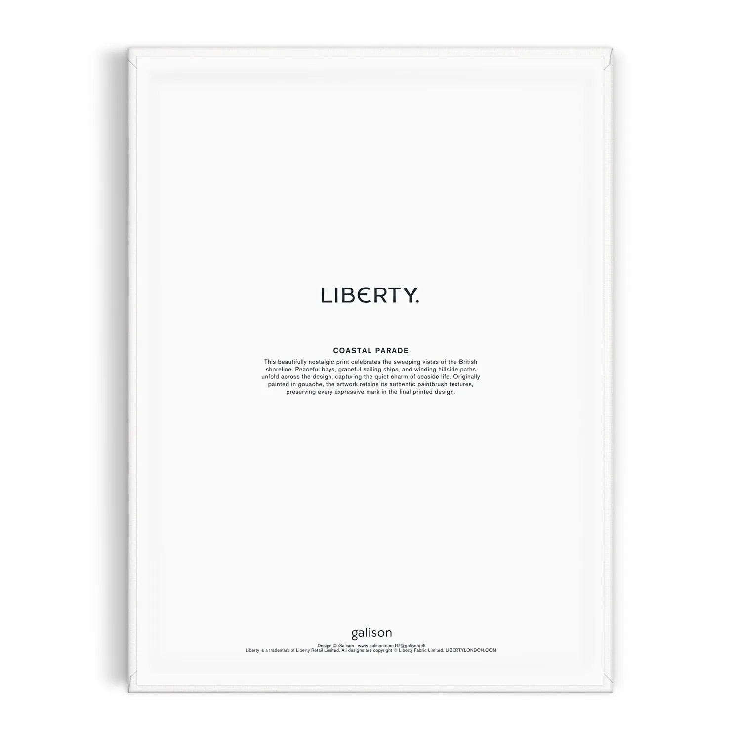 Galison Liberty Coastal Parade mal efter tal 9x12 kyst