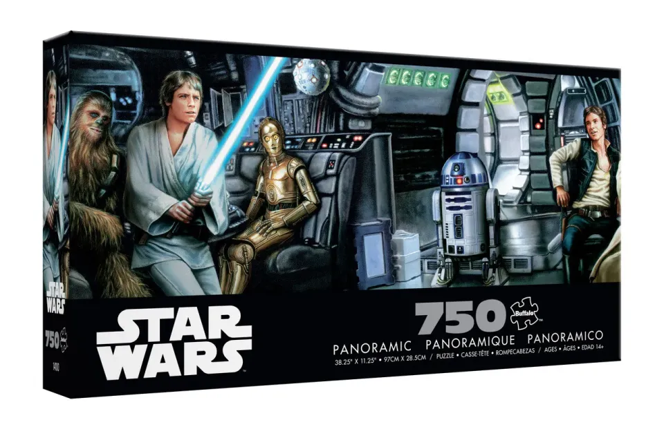 Buffalo Games Star Wars Jedi Training Begins puslespil 750 brikker panorama