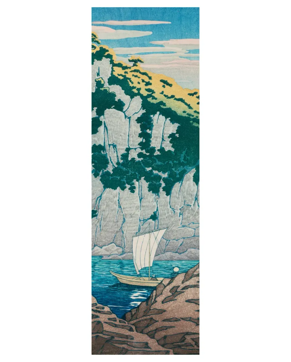 Pomegranate Kawase Hasui Horai Rock bogmærke Kiso