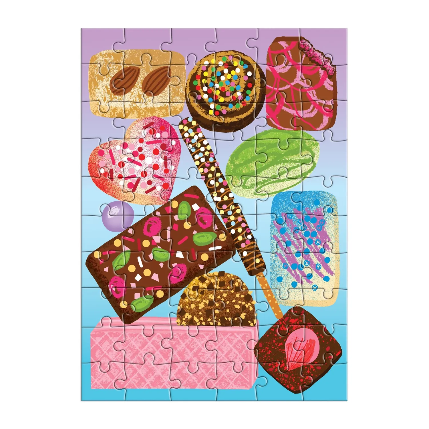 Galison Sweets for the Sweet lykønskningskort puslespil 60