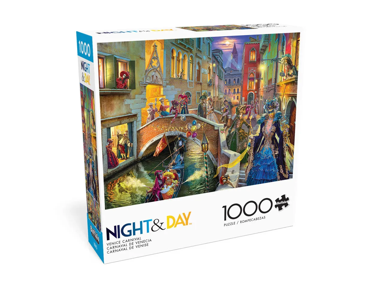 Buffalo Games Night & Day Venice Carnival puslespil 1000 brikker