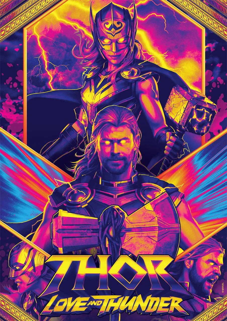 Buffalo Games Marvel Thor Love and Thunder puslespil 500 brikker