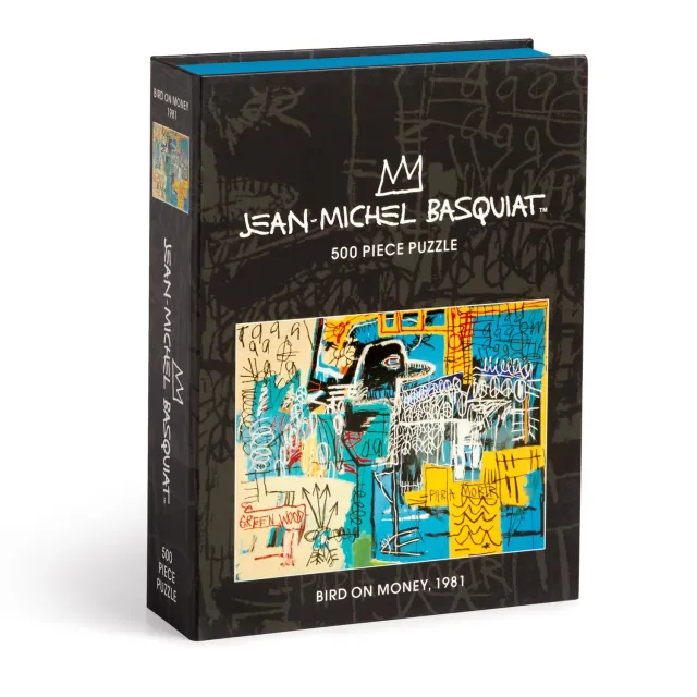 Good Puzzle Co. Basquiat Bird on Money puslespil 500 brikker bogæske