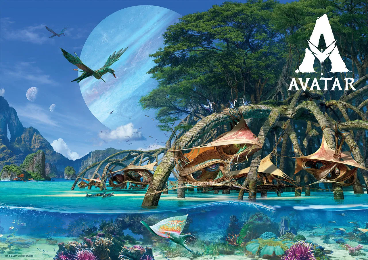 Buffalo Games Avatar Metkayina Village puslespil 500 brikker hav