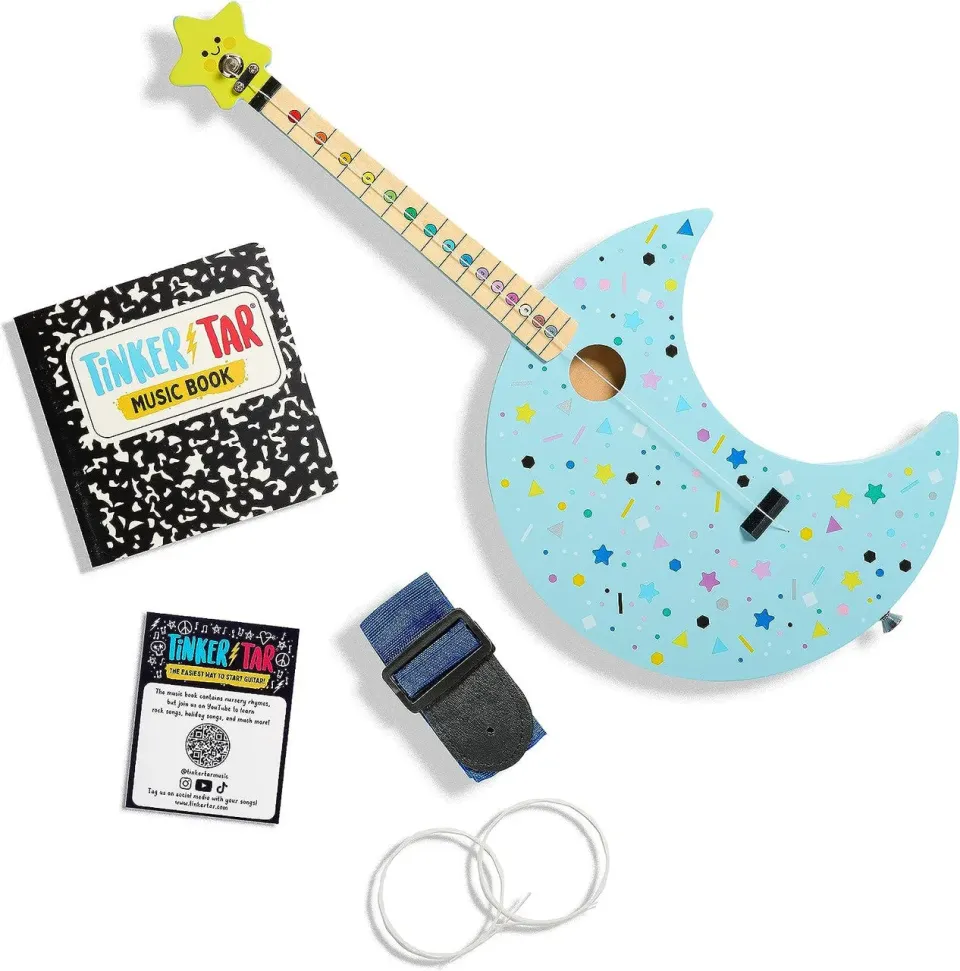 Buffalo Games Tinkertar Moon Guitar børneguitar 1-strenget