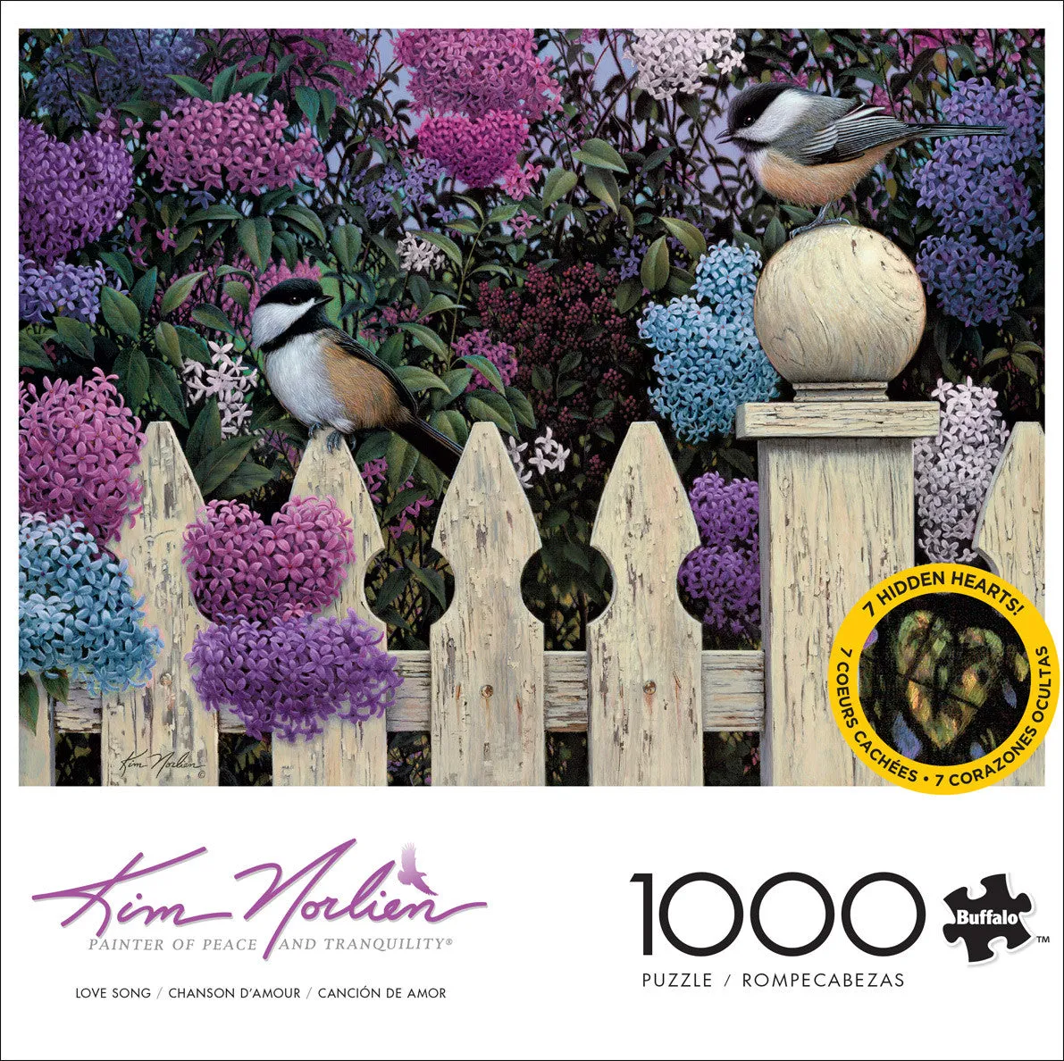 Buffalo Games Love Song puslespil 1000 brikker fugle