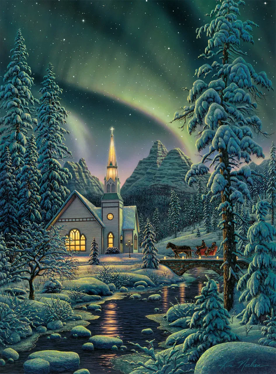Buffalo Games Kim Norlien Light of the World puslespil 1000 brikker vinter