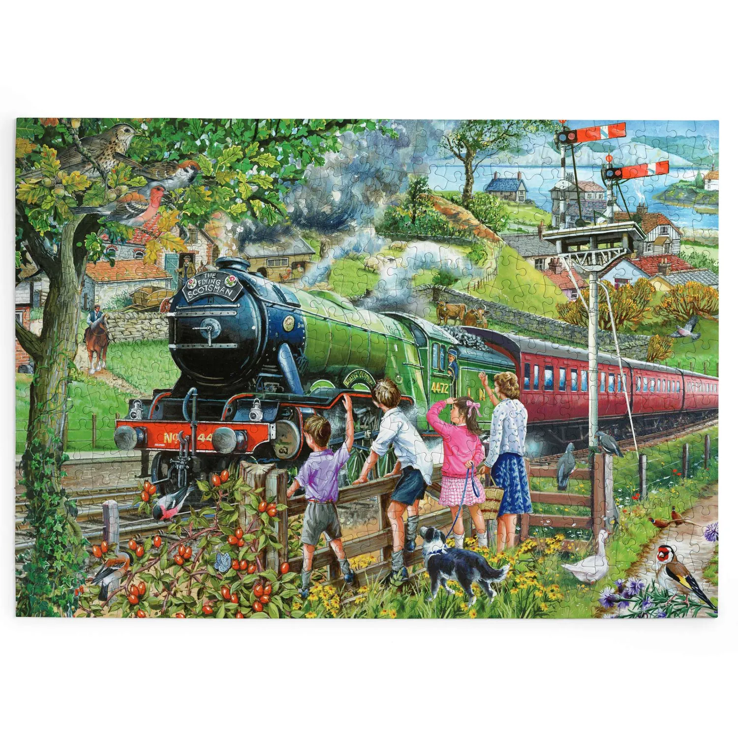 House of Puzzle BIG Full Steam Ahead puslespil 500 tog