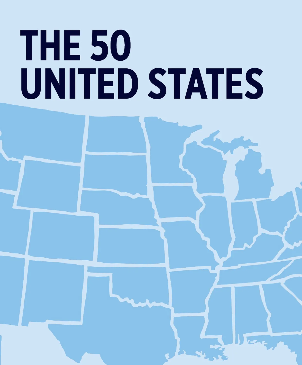 Pomegranate The 50 United States quizkort 50 stater