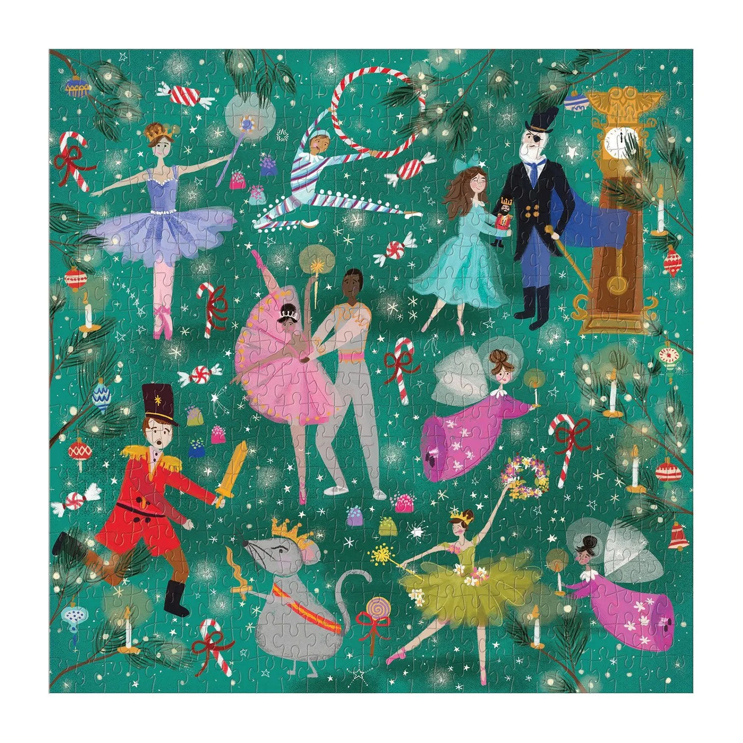 Good Puzzle Co. Enchanted Nutcracker puslespil 500 brikker jul