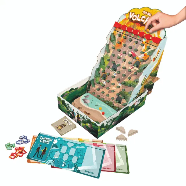 Buffalo Games Oh No Volcano brætspil 2-4 spillere lavabane