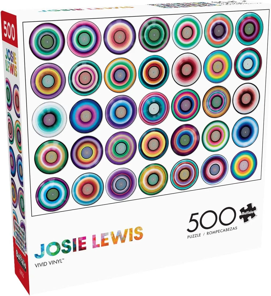 Buffalo Games Josie Lewis Vivid Vinyl puslespil 500 brikker farverig