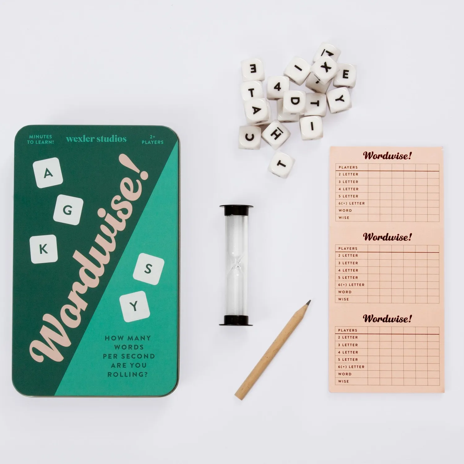 Good Puzzle Co. Wordwise terningspil ordspil 18 terninger