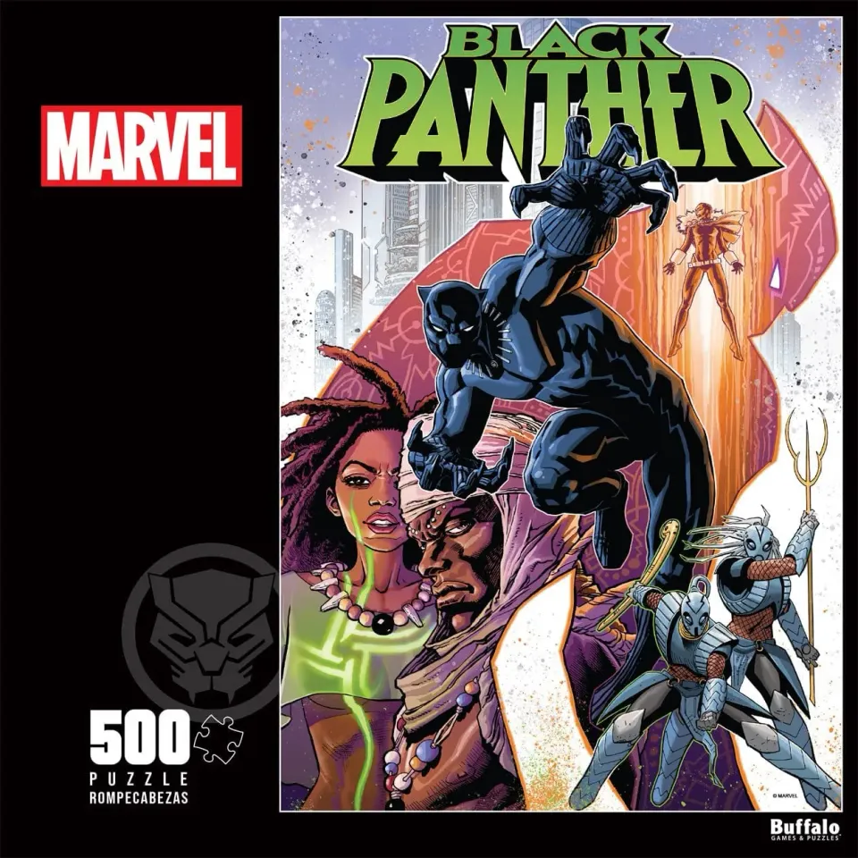 Buffalo Games Marvel Black Panther 19 puslespil 500 brikker tegneserie