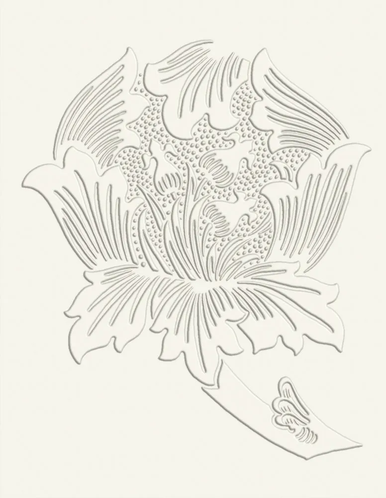 Pomegranate William Morris Embossed kort 12 stk præget