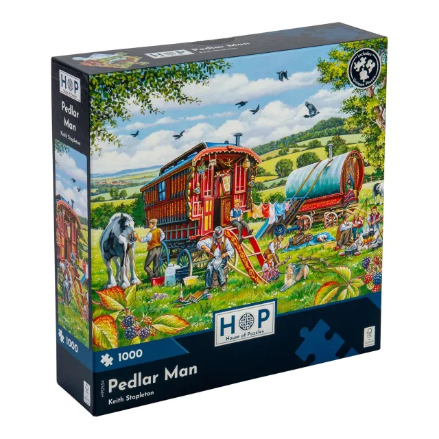 House of Puzzle Pedlar Man 1000 puslespil detaljemotiv