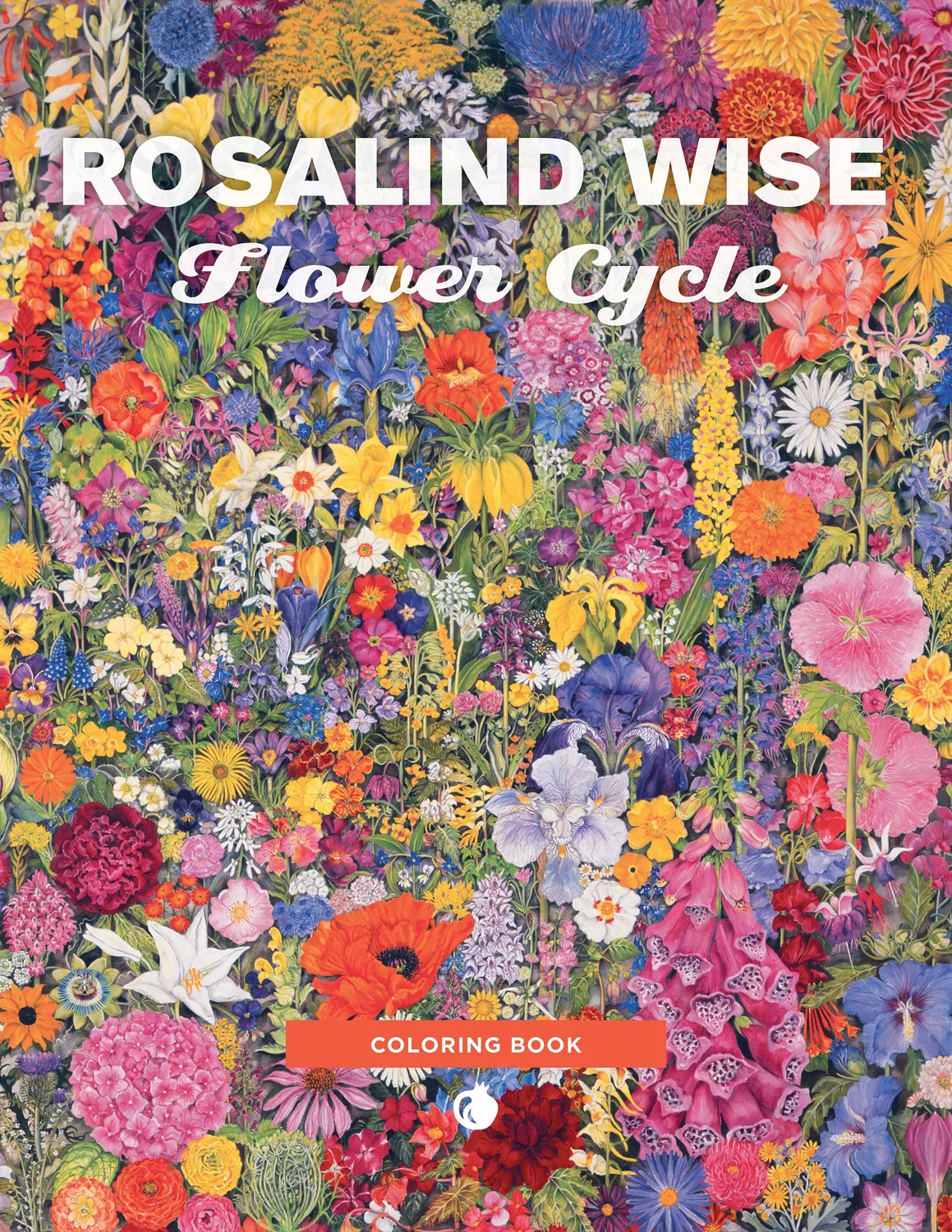 Pomegranate Rosalind Wise Flower Cycle malebog blomster