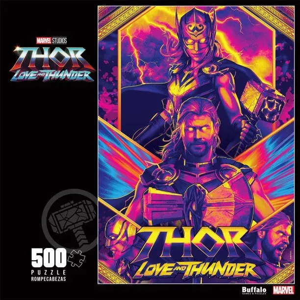 Buffalo Games Marvel Thor Love and Thunder puslespil 500 brikker