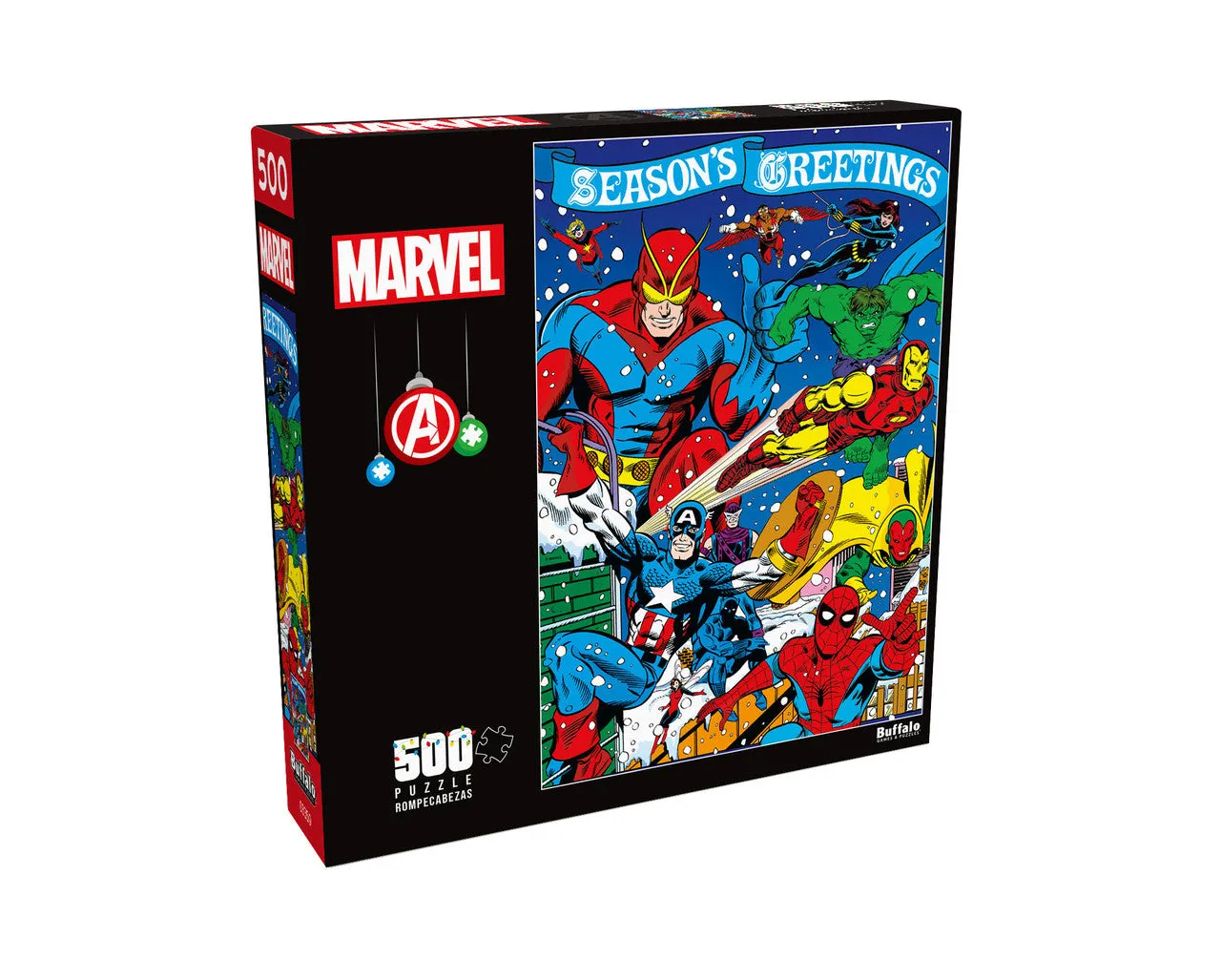 Buffalo Games Marvel Avengers jul puslespil 500 brikker Season