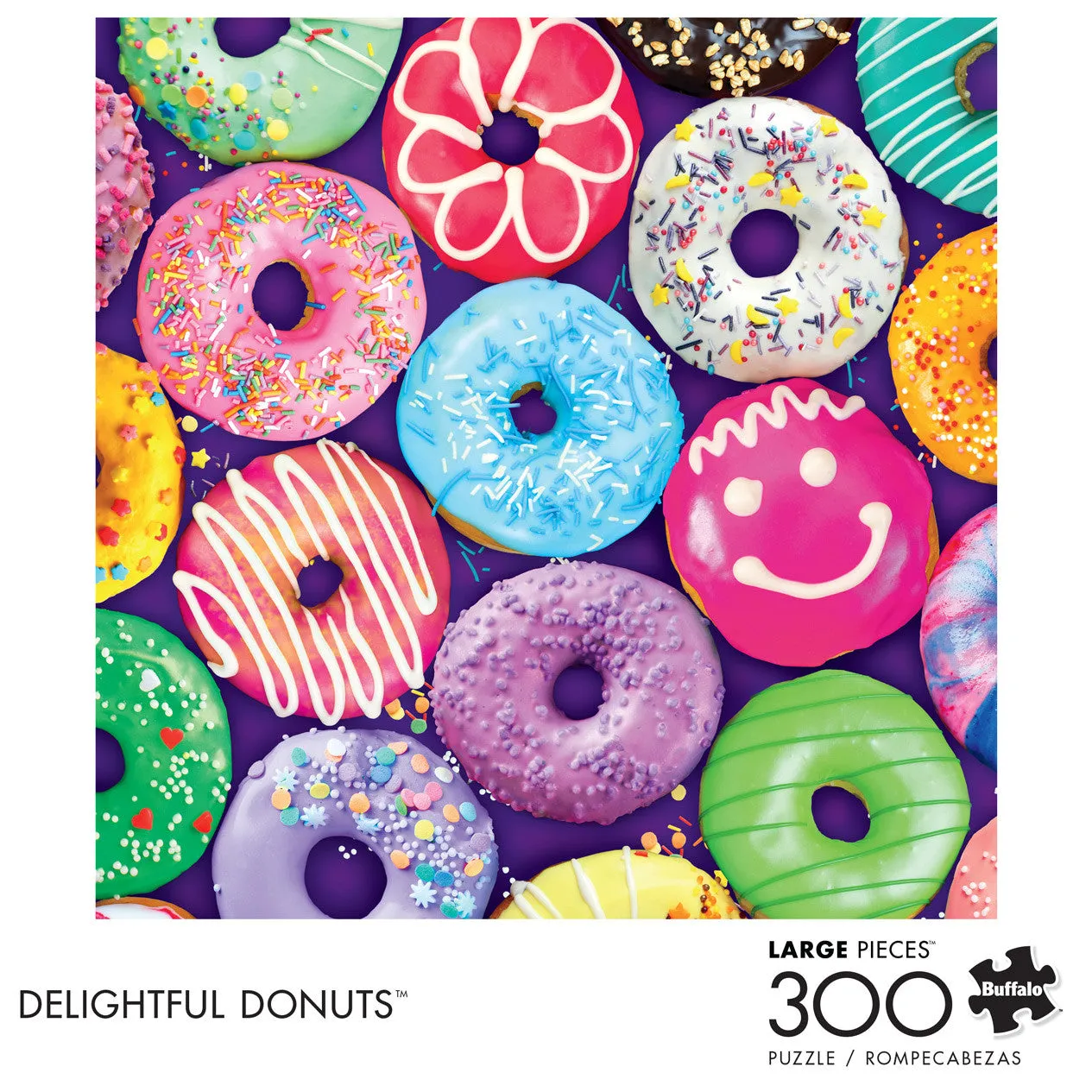 Buffalo Games Delightful Donuts puslespil 300 brikker large