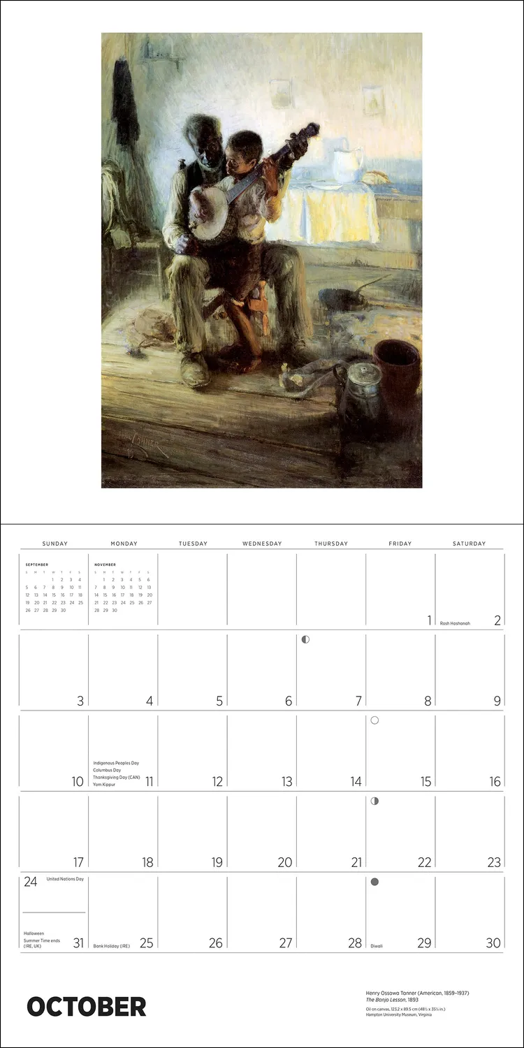 Pomegranate African American Art 2027 vægkalender kunst