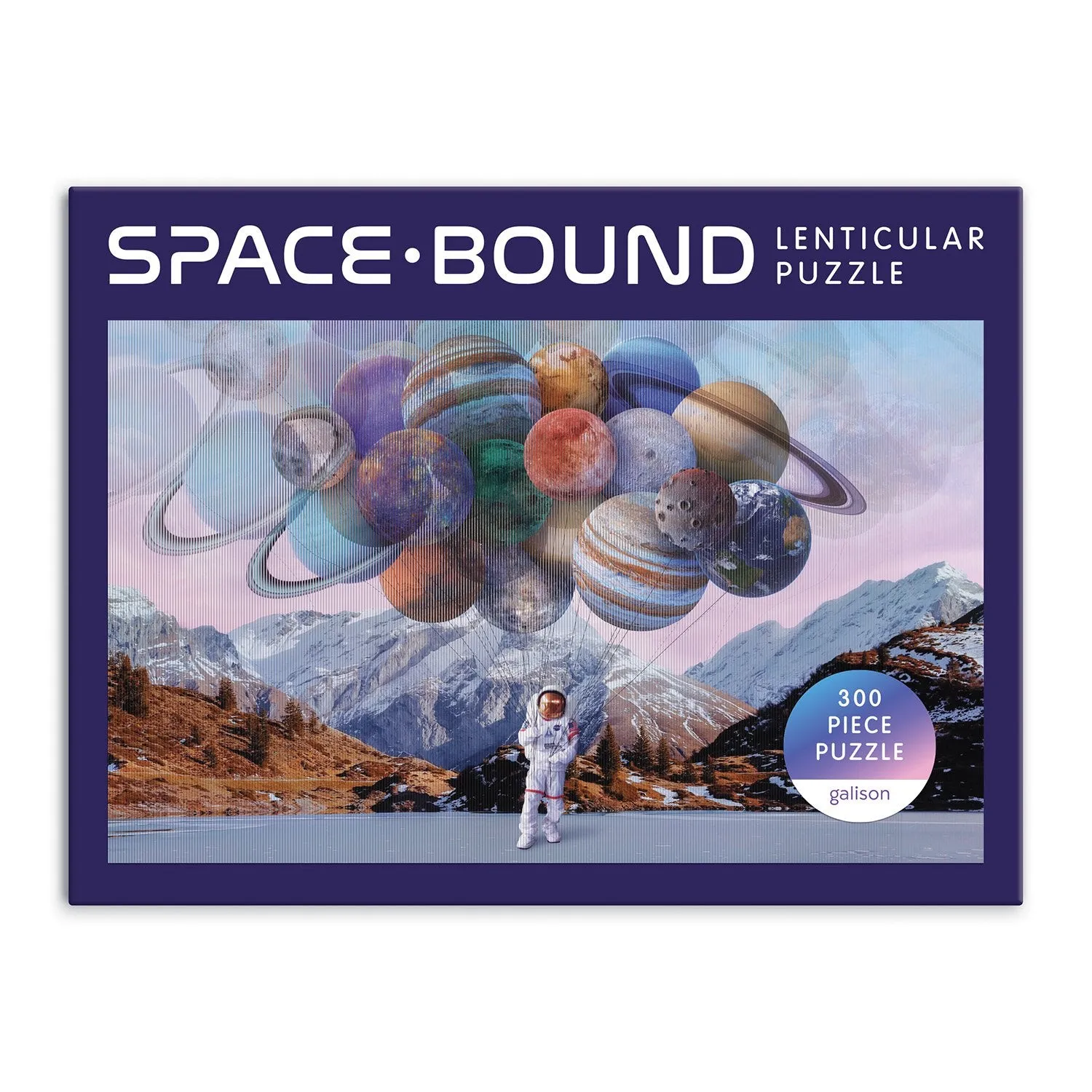 Galison Space Bound Karen Cantu 300 puslespil lenticular