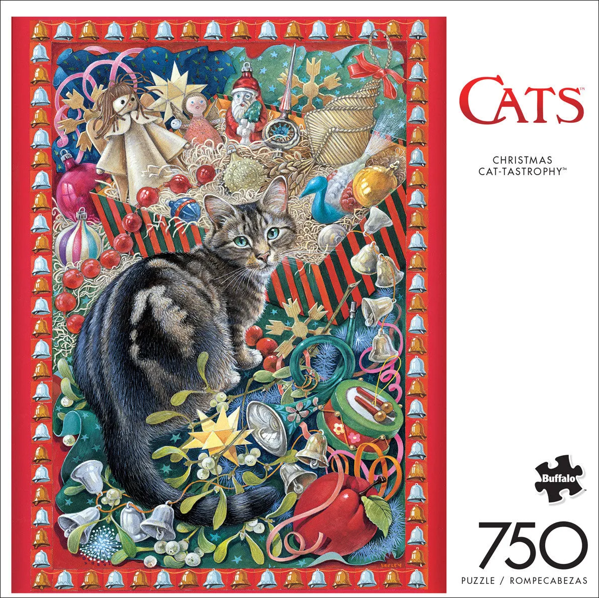 Buffalo Games Christmas Cat-tastrophy puslespil 750 brikker