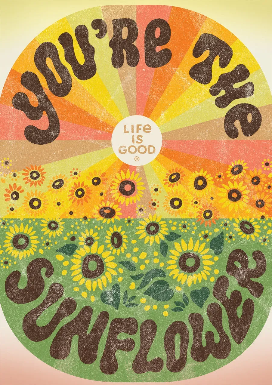 Buffalo Games Life is Good Youre the Sunflower puslespil 300 solsikke