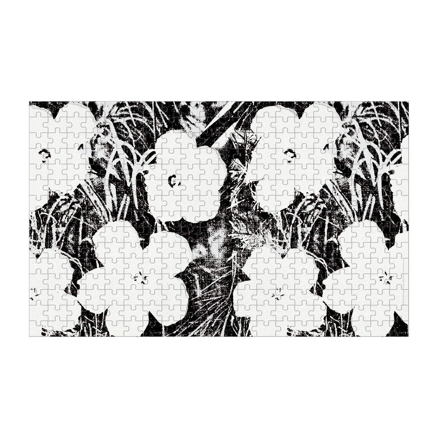 Galison Andy Warhol Flowers puslespil 300 brikker linse