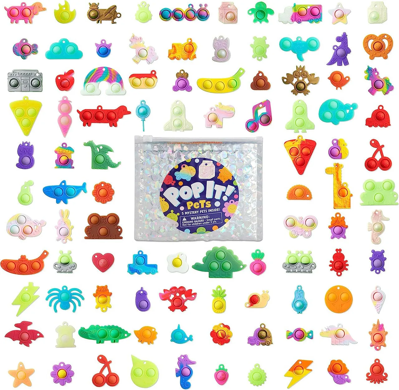 Buffalo Games Pop It! Pets Collectables Season 1 fidgetlegetøj blindbag