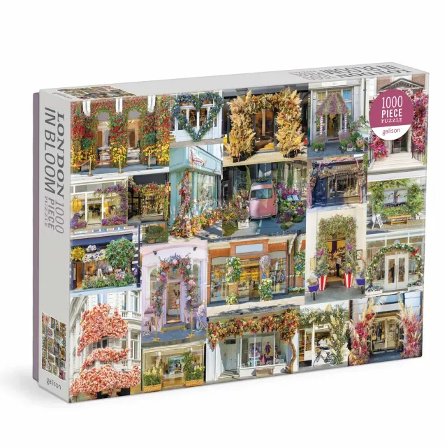 Galison London in Bloom puslespil 1000 brikker blomster