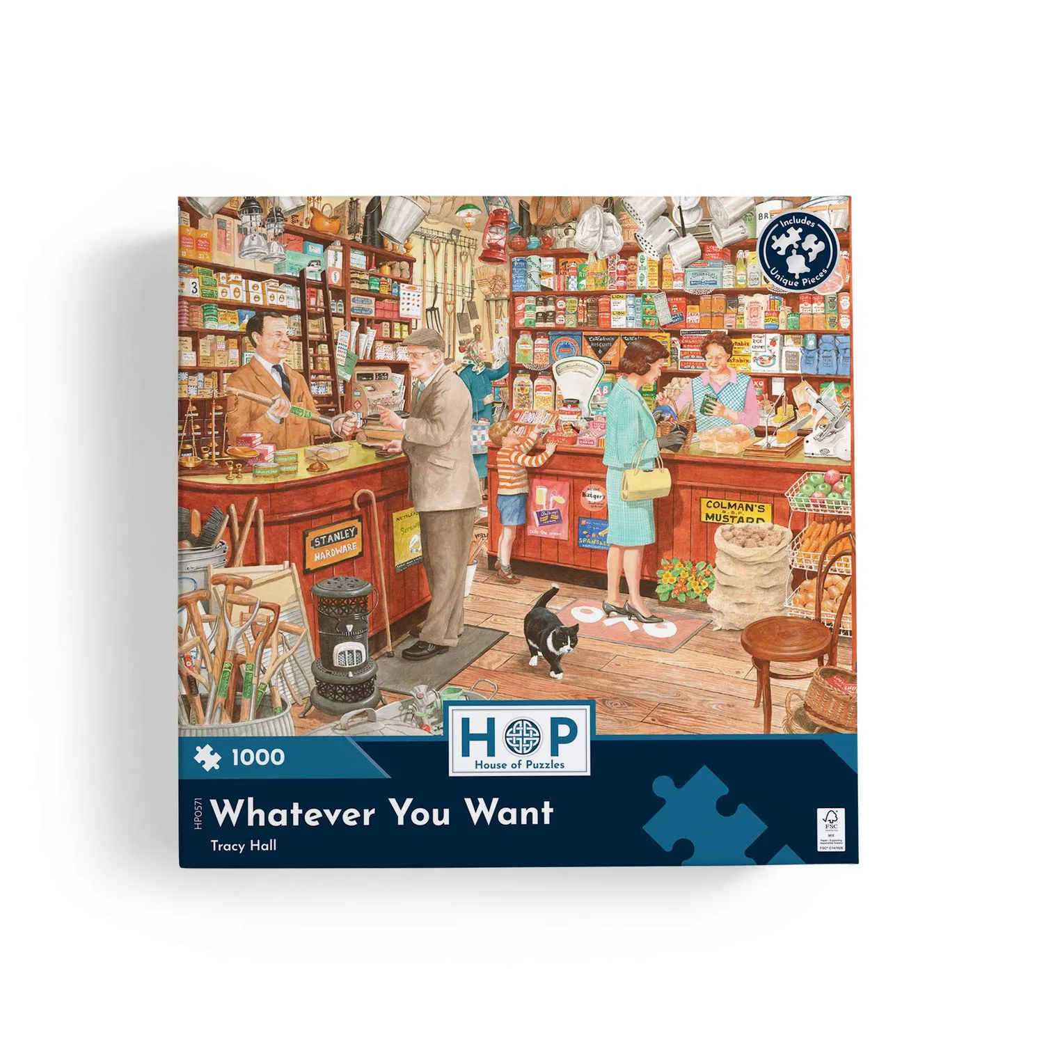 House of Puzzles Whatever You Want puslespil 1000 brikker detalje