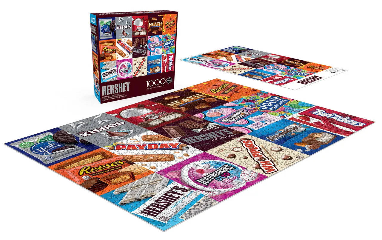 Buffalo Games Collage Hershey Candy Grid puslespil 1000 brikker