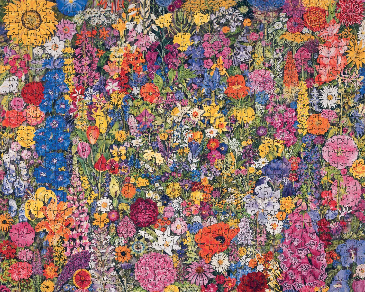 Pomegranate Rosalind Wise Flower Cycle puslespil 1000 brikker