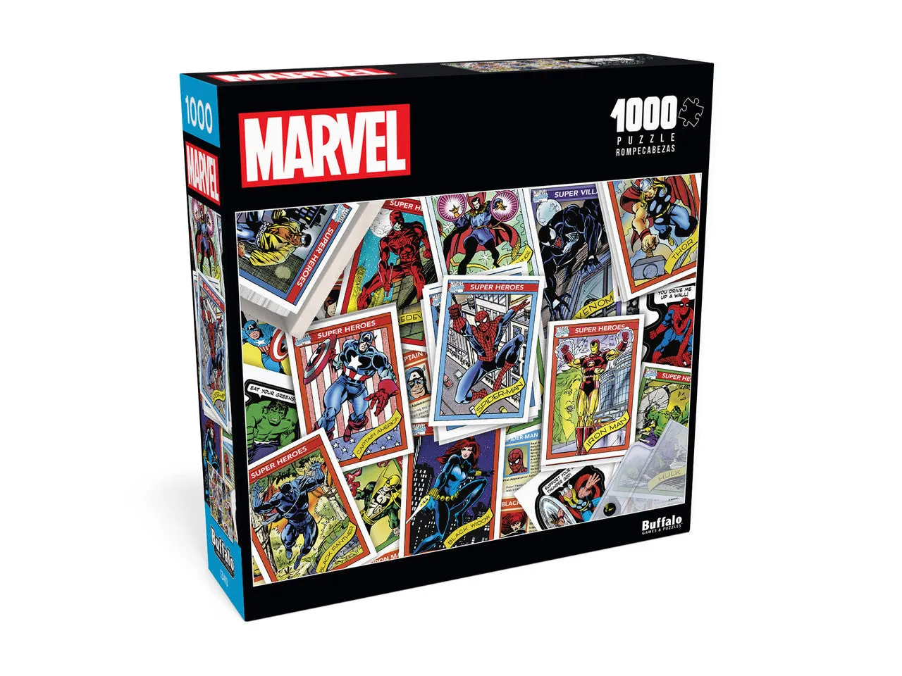 Buffalo Games Marvel Trading Cards puslespil 1000 brikker collage