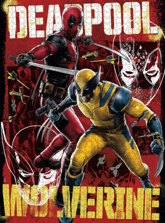 Buffalo Games Marvel Best Bubs puslespil 1000 brikker Deadpool