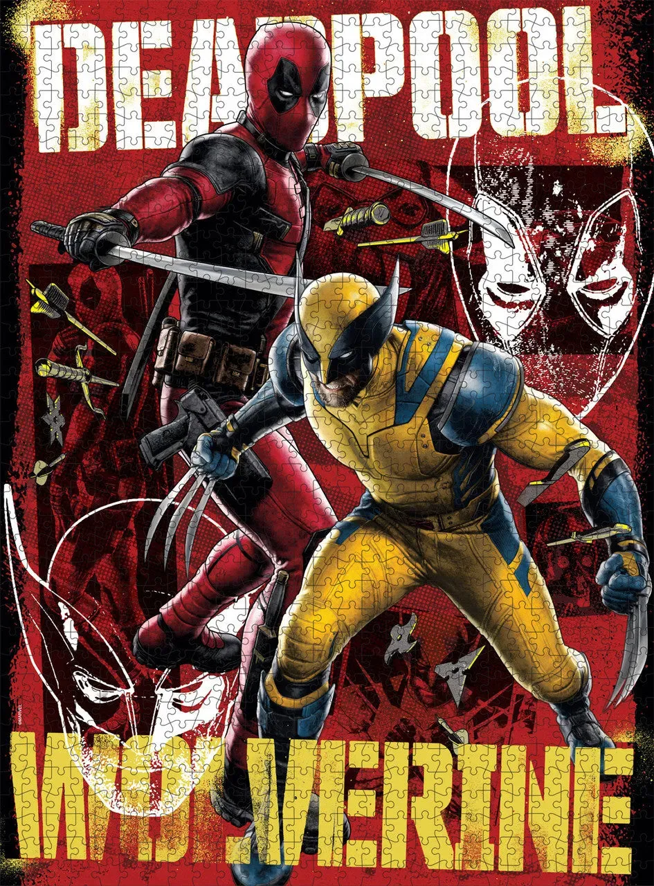 Buffalo Games Marvel Best Bubs puslespil 1000 brikker Deadpool