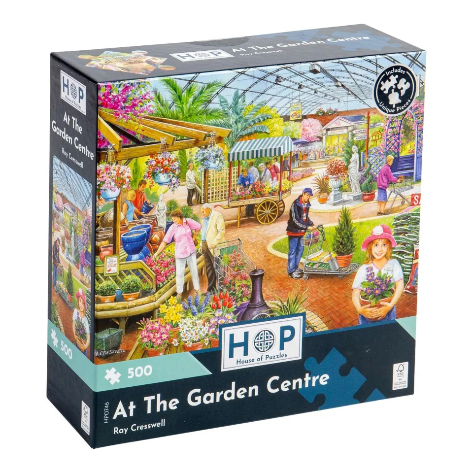 House of Puzzle At The Garden Centre puslespil 500 brikker have