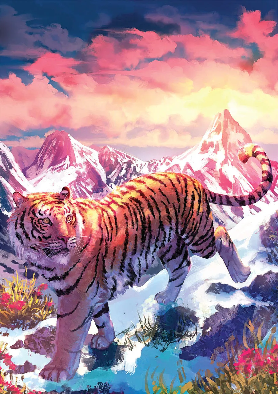 Buffalo Games Sustainable Endangered puslespil 300 brikker tiger