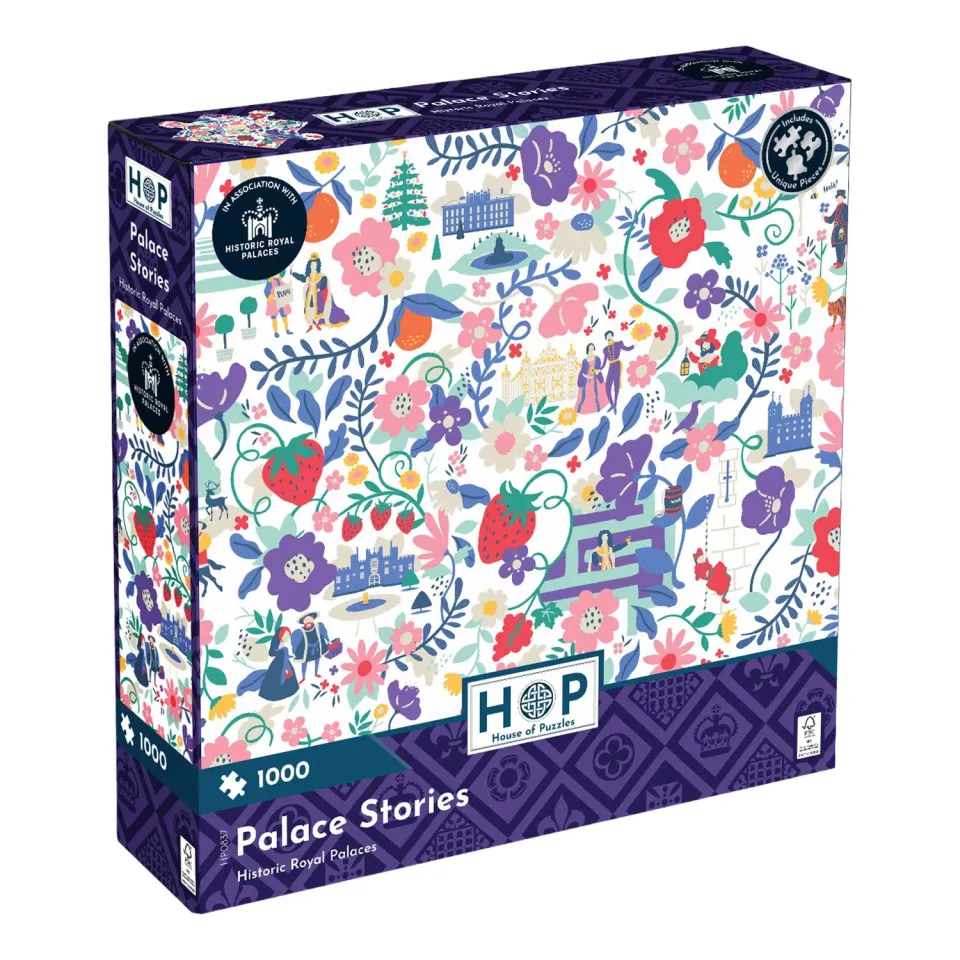House of Puzzles Palace Stories puslespil 1000 brikker nat