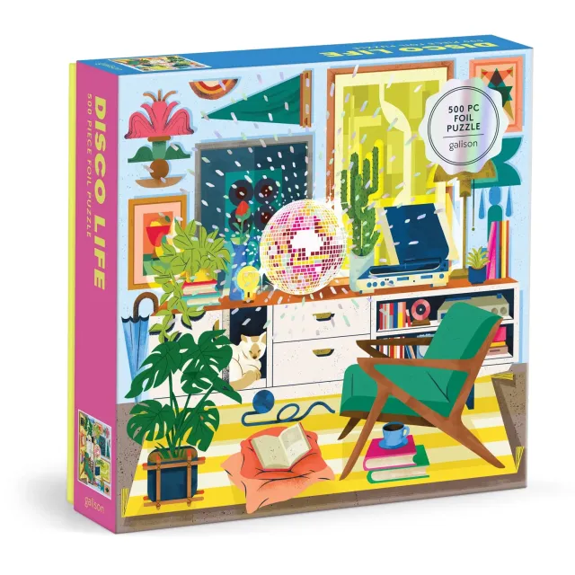Good Puzzle Co. Eurekart Studio Disco Life puslespil 500 brikker folie
