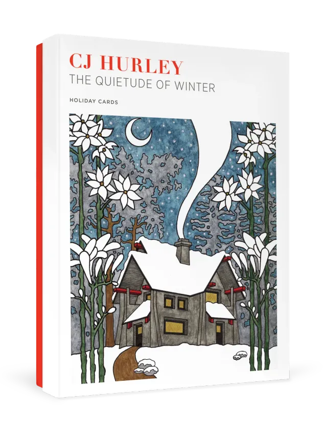 Pomegranate Hurley Quietude of Winter julekort 20 stk sne