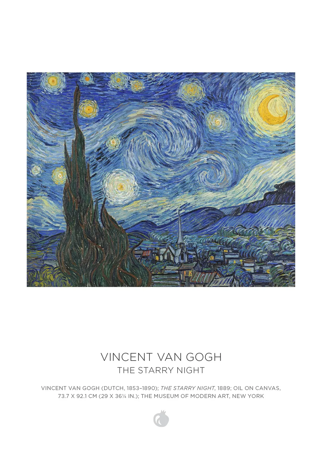 Pomegranate Van Gogh puslespil 120 brikker dobbeltsidet