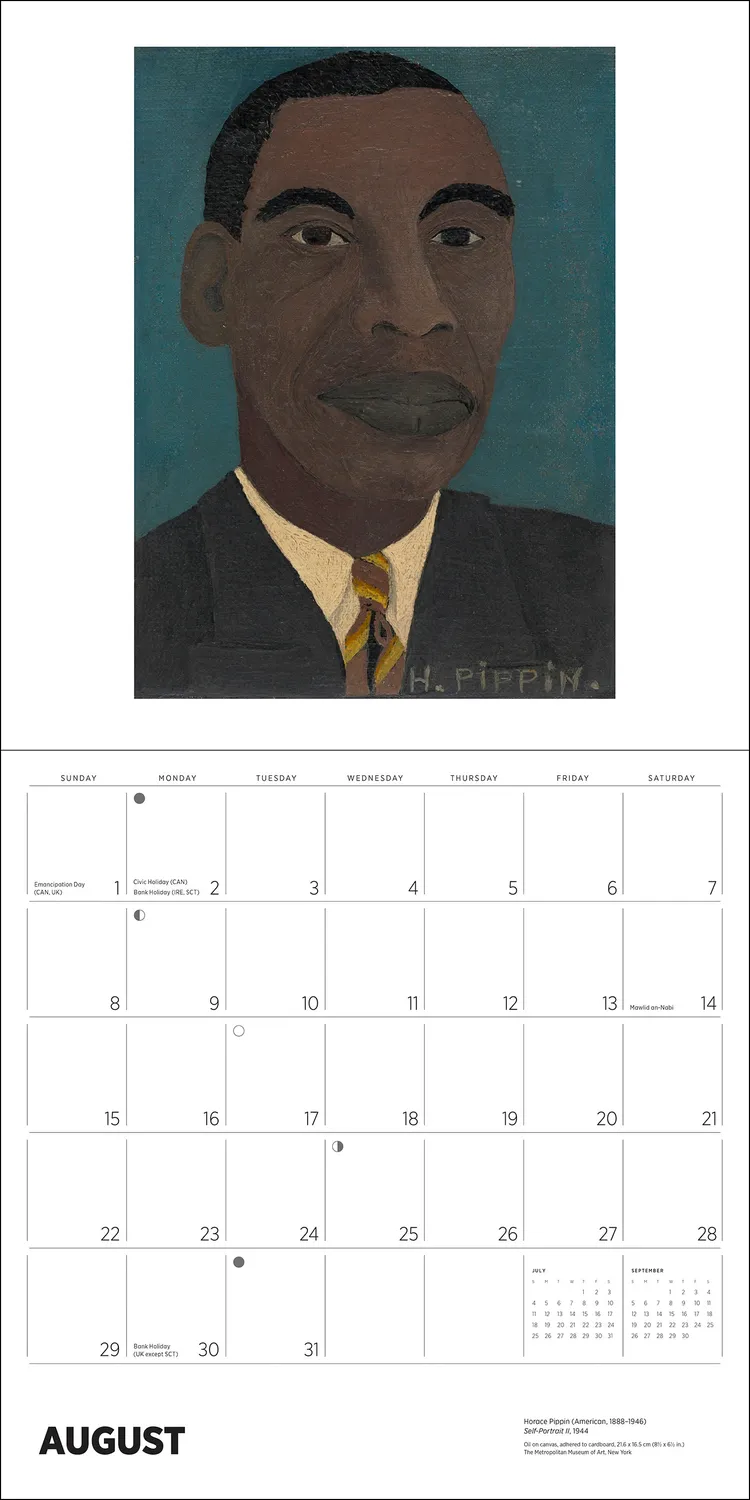 Pomegranate African American Art 2027 vægkalender kunst