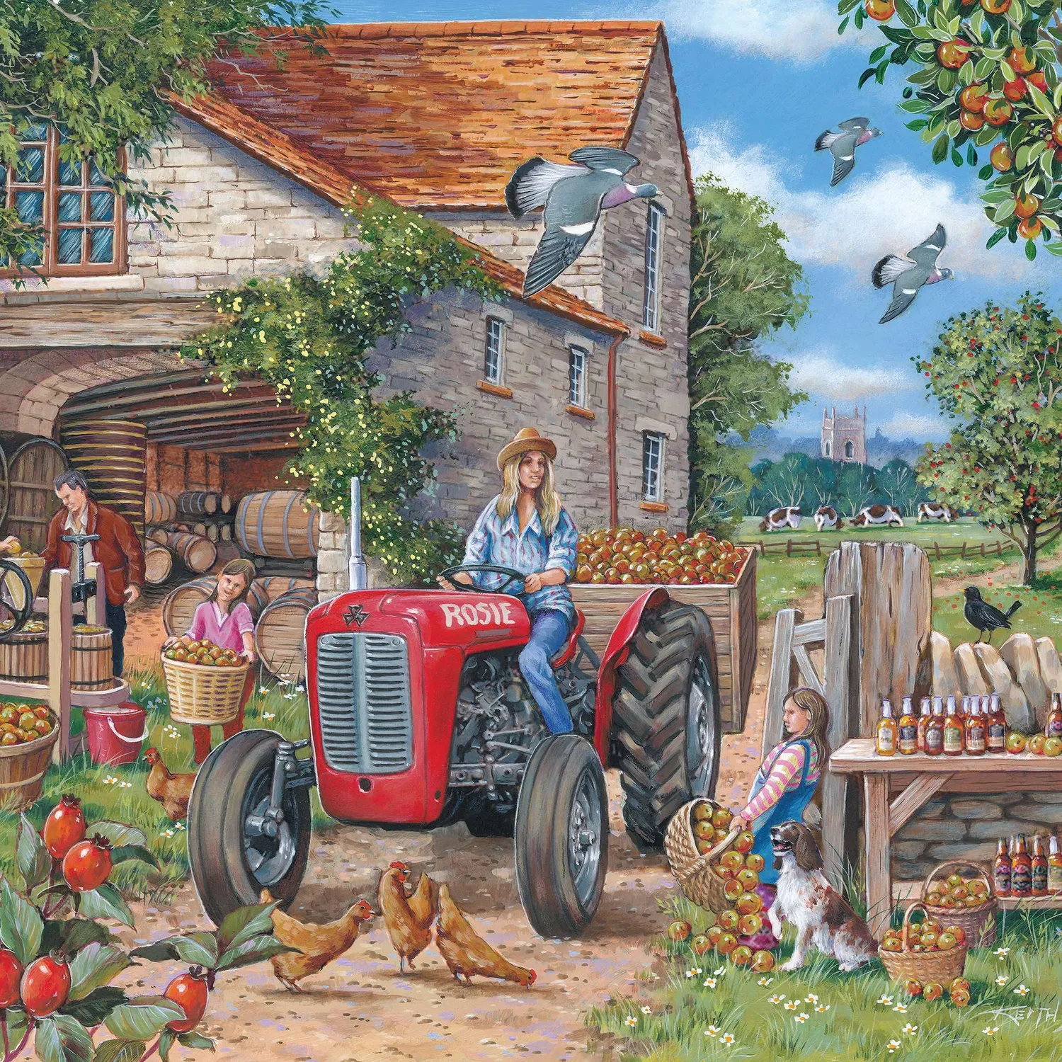 House of Puzzles Cider & Rosie minipuslespil 150 brikker rør