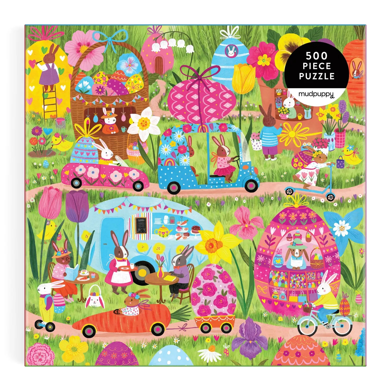 Good Puzzle Co. Hoppin Around familiepuslespil 500 brikker
